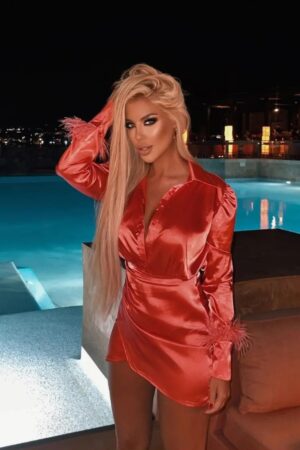 Jully Dress - Coral