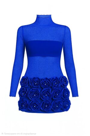 Рокля - Blue Roses