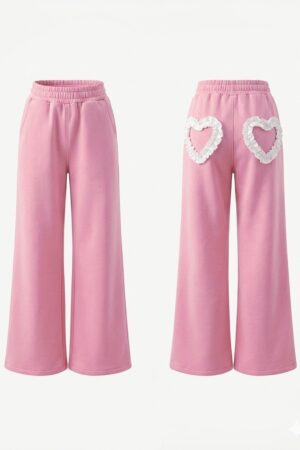 Панталон - Heart Ruffle - Pink