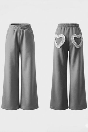 Панталон - Heart Ruffle - Grey