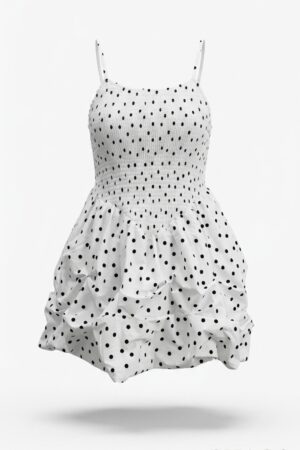 Рокля " Polka Balloon"- White