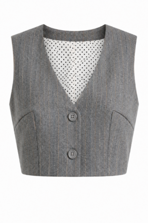 Дамски елек - Stripped Grey